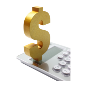 Símbolo de dólar sobre calculadora representando el módulo de Integración Contable del ERP PAV Solutions, con asientos automáticos, conciliación bancaria y control financiero integral